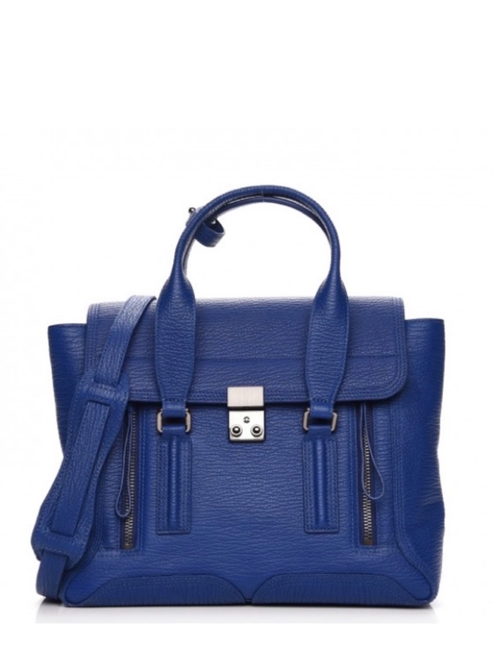 Phillip Lim pashli satchel in combat blue medium.